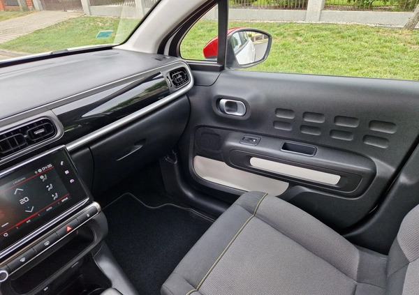 Citroen C3 cena 51900 przebieg: 58000, rok produkcji 2021 z Gniezno małe 497